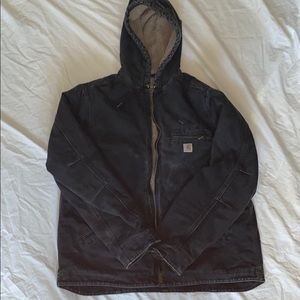 CARHARTT FLEECE LINED WORKER JACKET SIZE XL
